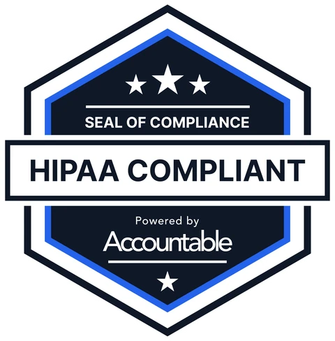 HIPAA Seal of Compliance — powered by Accountable